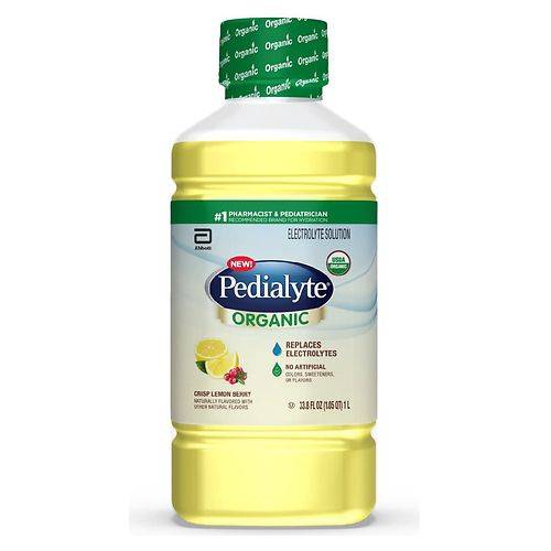 Order Pedialyte Organic Electrolyte Solution - 33.8 fl oz food online from Walgreens store, High Point on bringmethat.com