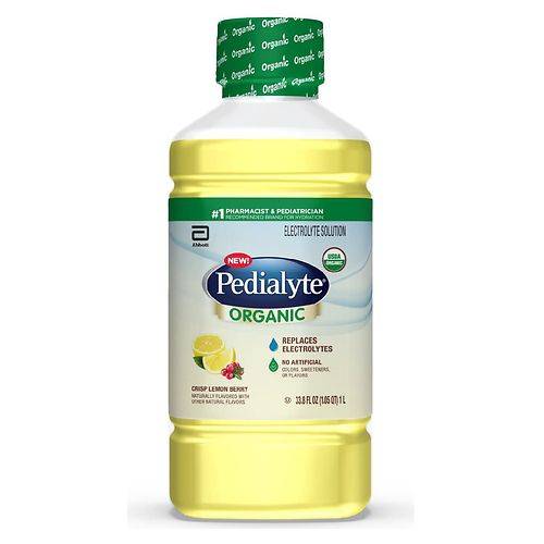 Order Pedialyte Organic Electrolyte Solution - 33.8 fl oz food online from Walgreens store, Golden on bringmethat.com