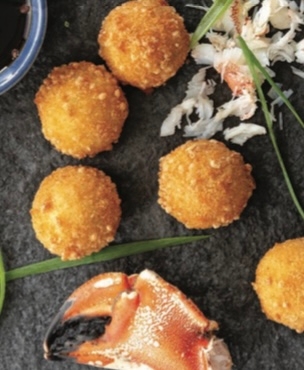 Order Crab & Cheese Bites food online from Captain’s Curbside Seafood store, Trappe on bringmethat.com