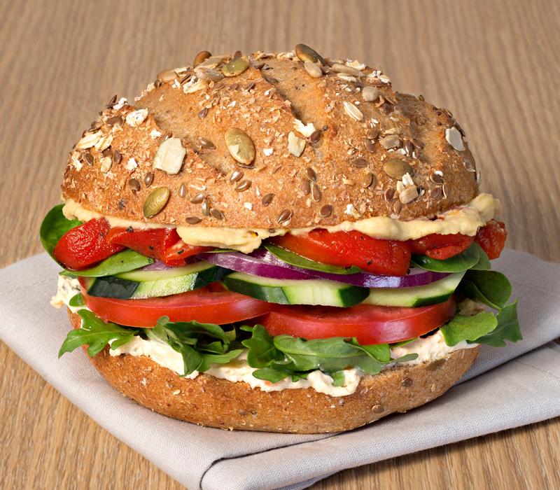 Order Avocado Veg Out Sandwich food online from Einstein Bros Bagels store, Fayetteville on bringmethat.com