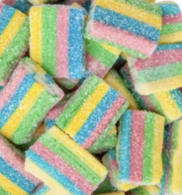 Order Sour Rainbow Bricks food online from The Sweet Shop Nyc store, New York on bringmethat.com