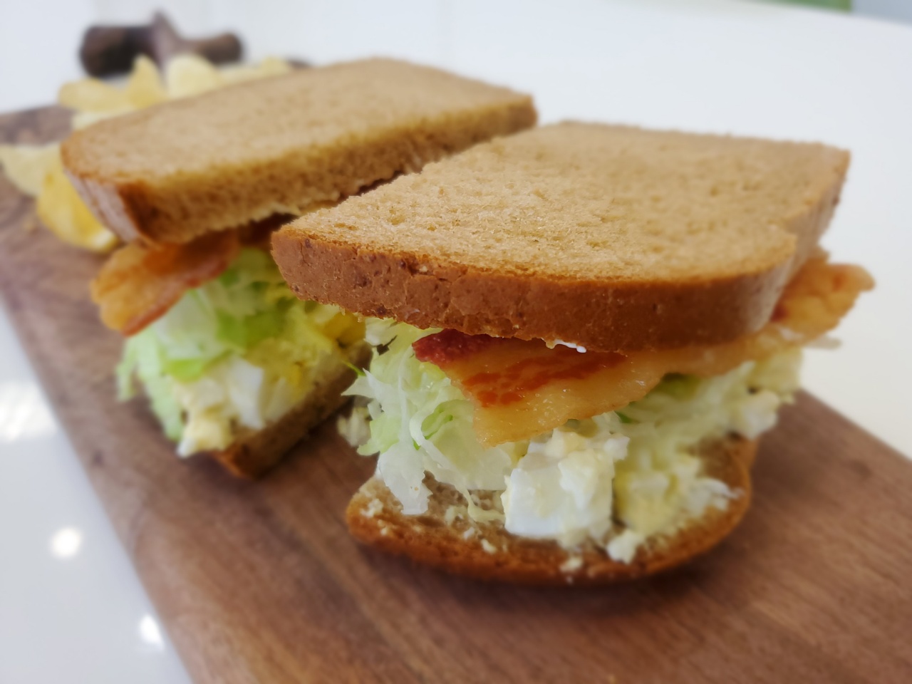 Order Egg Salad and Bacon Sandwich food online from Cafe Artys II store, Newport Beach on bringmethat.com