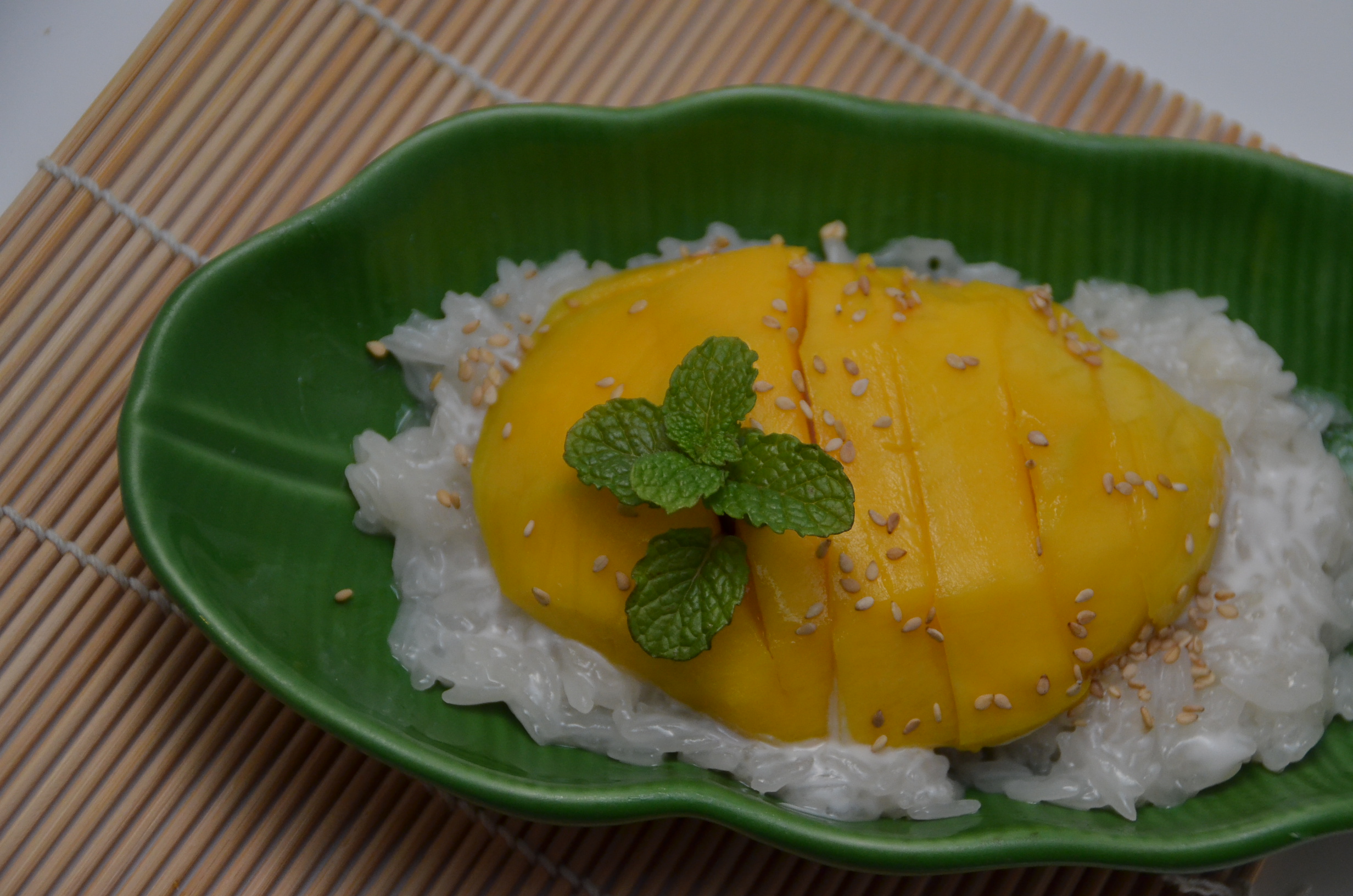 Order Sweet rice with mango food online from Thai Village store, Houston on bringmethat.com