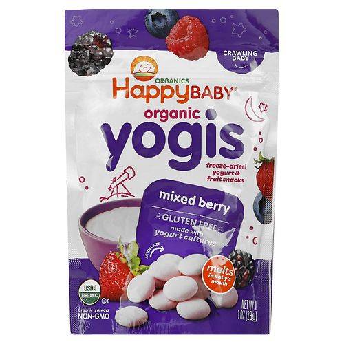 Order Happy Baby Freeze Dried Yogurt Mixed Berry Mixed Berry - 1.0 oz food online from Walgreens store, CLEARWATER BEACH on bringmethat.com