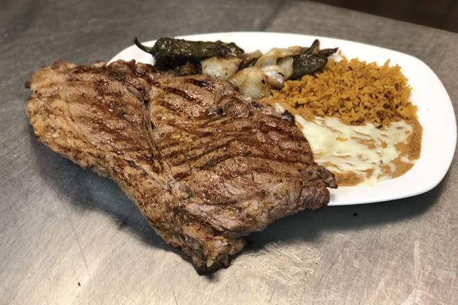 Order Carne Asada Plate food online from Rosa Plane Food Inc store, Calexico on bringmethat.com
