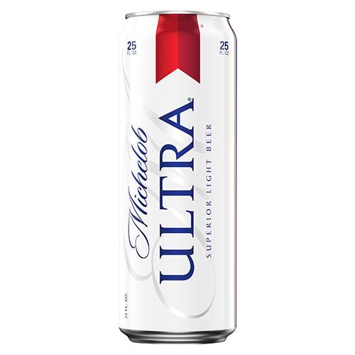 Order Michelob ULTRA Cans - 25 oz Can/Single food online from Bottle Shop & Spirits store, Los Alamitos on bringmethat.com
