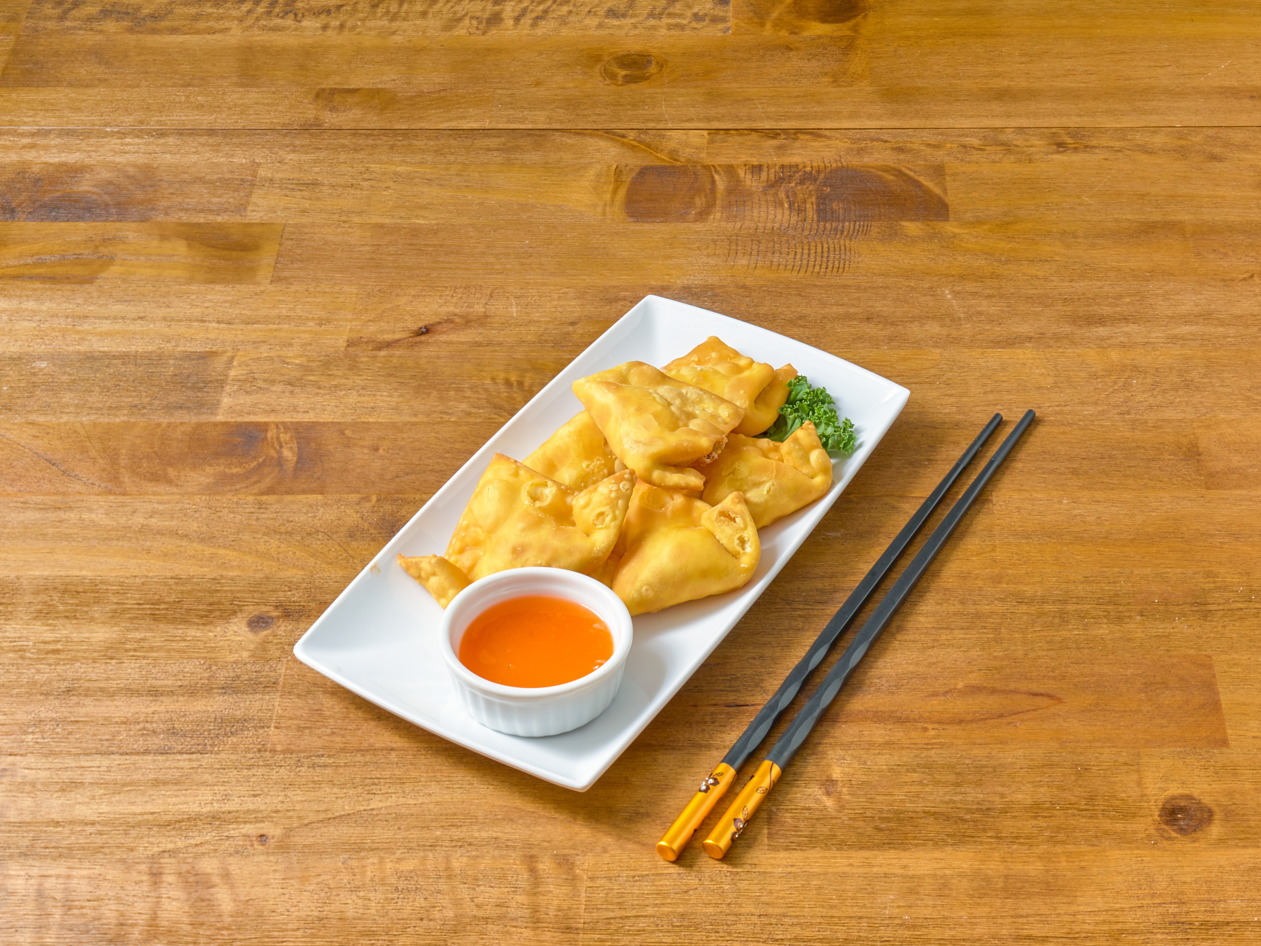 Order Crab Rangoon food online from Good Fortune Chinese Restaurant store, Ashburn on bringmethat.com