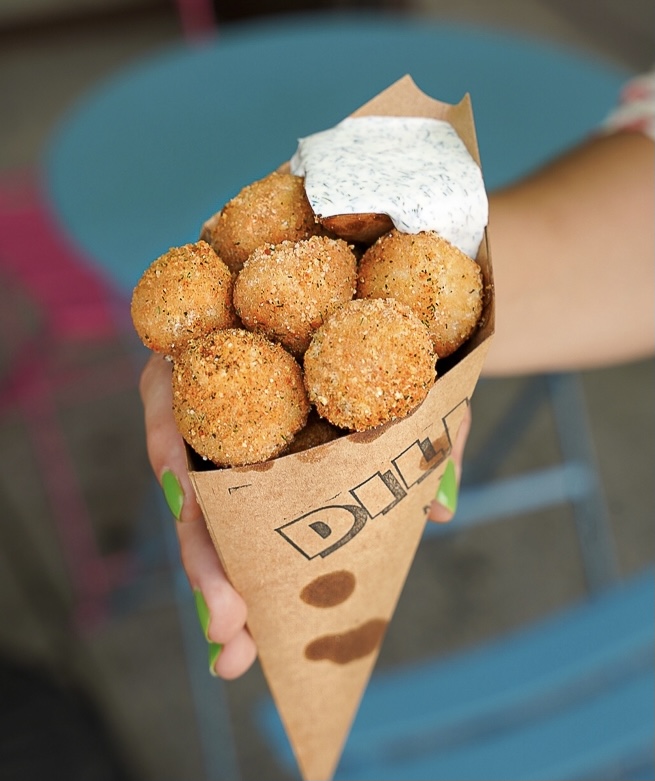 Order Fried Mushrooms food online from Diller store, New York on bringmethat.com
