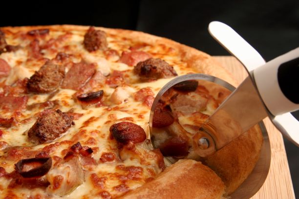 Order All Meat Pizza food online from Chicago Pizza Kitchen store, Albuquerque on bringmethat.com