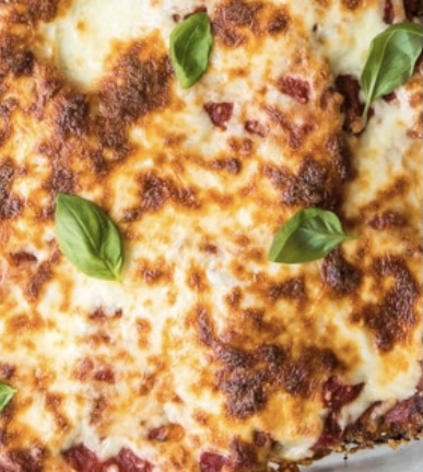 Order Eggplant Parmigiana with Pasta food online from City Pizza store, Hartford on bringmethat.com