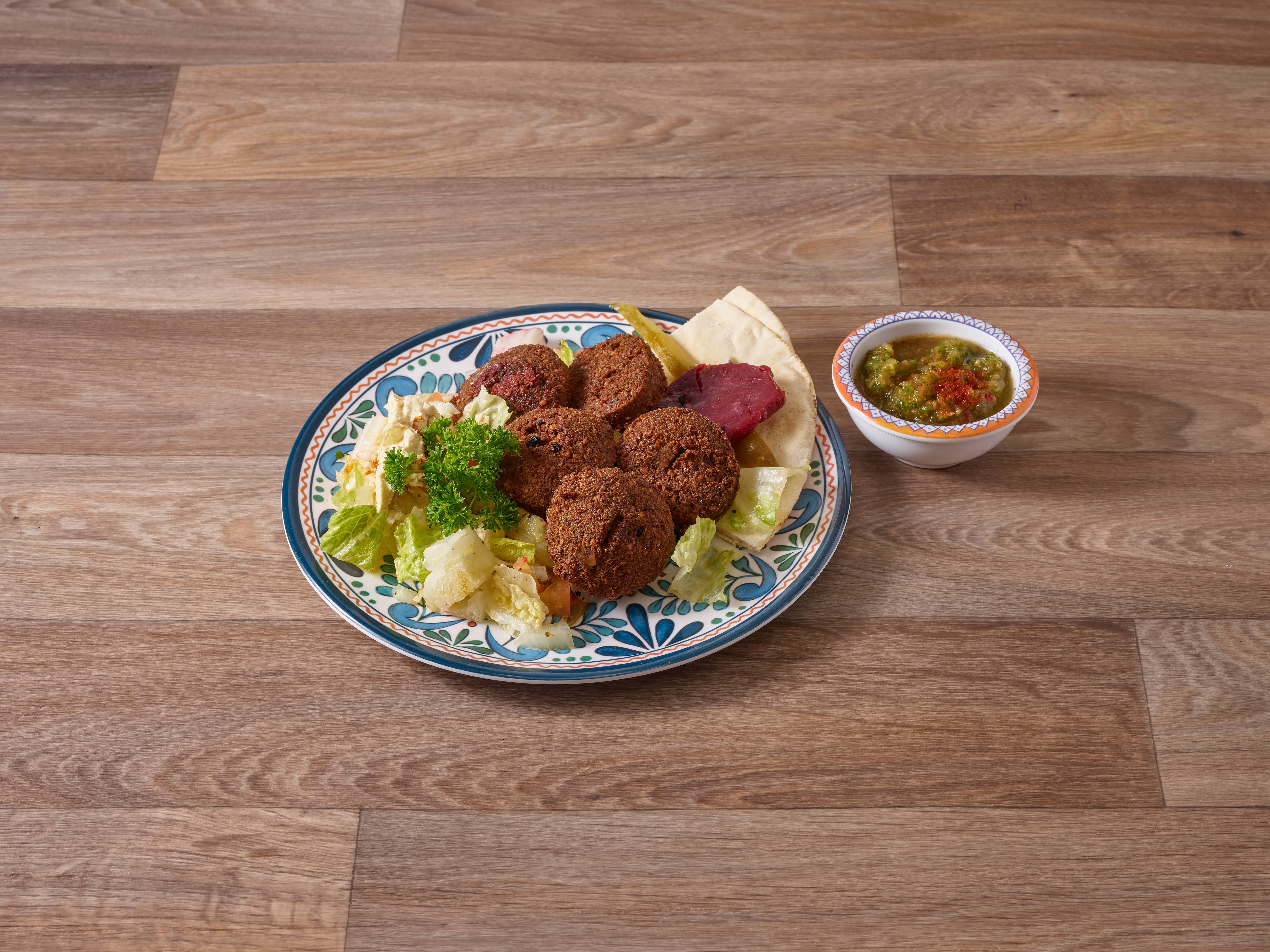 Order Falafel Plate food online from Yemen Kitchen store, San Francisco on bringmethat.com