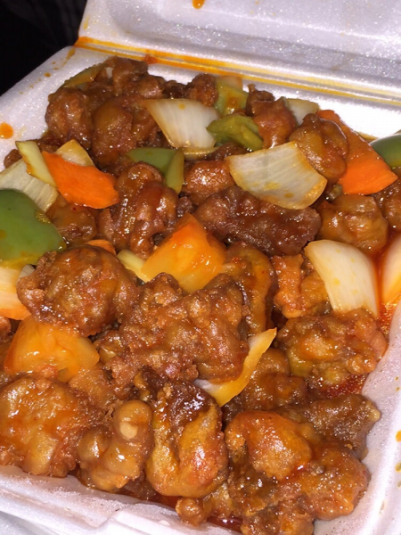 Order Sweet and Sour Pork food online from South North Dragon Chinese Restaurant store, Antioch on bringmethat.com