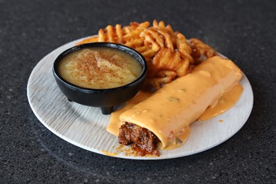 Order Kid's Jr. Burrito food online from Tumbleweed Tex Mex Grill store, New Albany on bringmethat.com