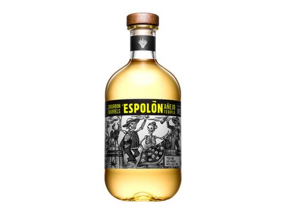 Order Espolòn Tequila Añejo - 750ml Bottle food online from Josh Wines & Liquors Inc store, New York on bringmethat.com