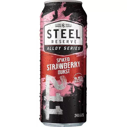 Order STEEL RESERVE SPIKED STRAWBERRY BURST 24 FL OZ. CAN food online from Quik Food Mart store, Avondale on bringmethat.com