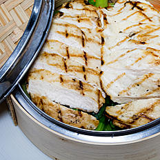 Order Grilled Chicken with vegetable 烤鸡水煮菜 AK food online from Jin Fine Asian Cuisine store, Brookline on bringmethat.com