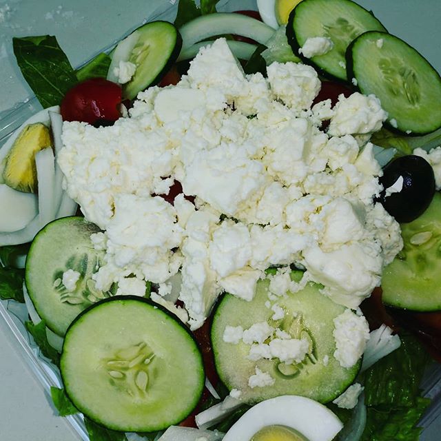 Order Greek Salad food online from Lula's Deli Corner store, Clifton Heights on bringmethat.com