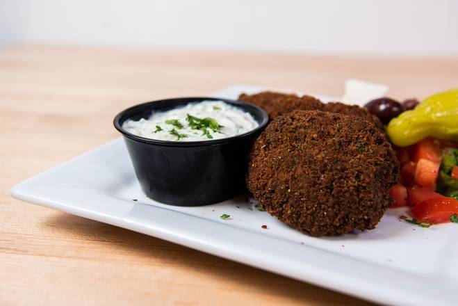 Order Falafel with Tzatziki Sauce food online from The Big Greek Cafe store, Silver Spring on bringmethat.com