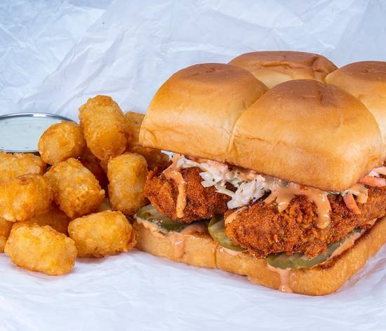 Order THE HOT CHICK COMBO food online from Bad Mutha Clucka store, Mohegan Lake on bringmethat.com