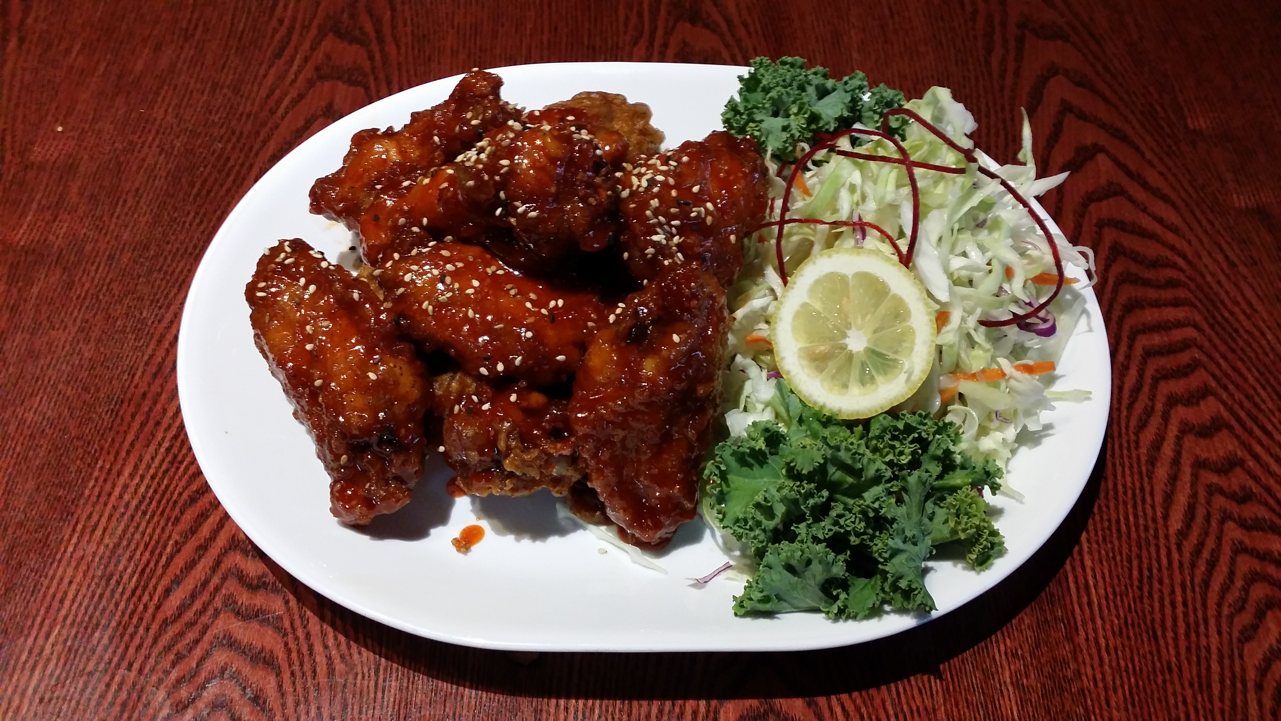Order Sweet & Spicy Chicken Wings food online from Kobe Restaurant store, Bellevue on bringmethat.com