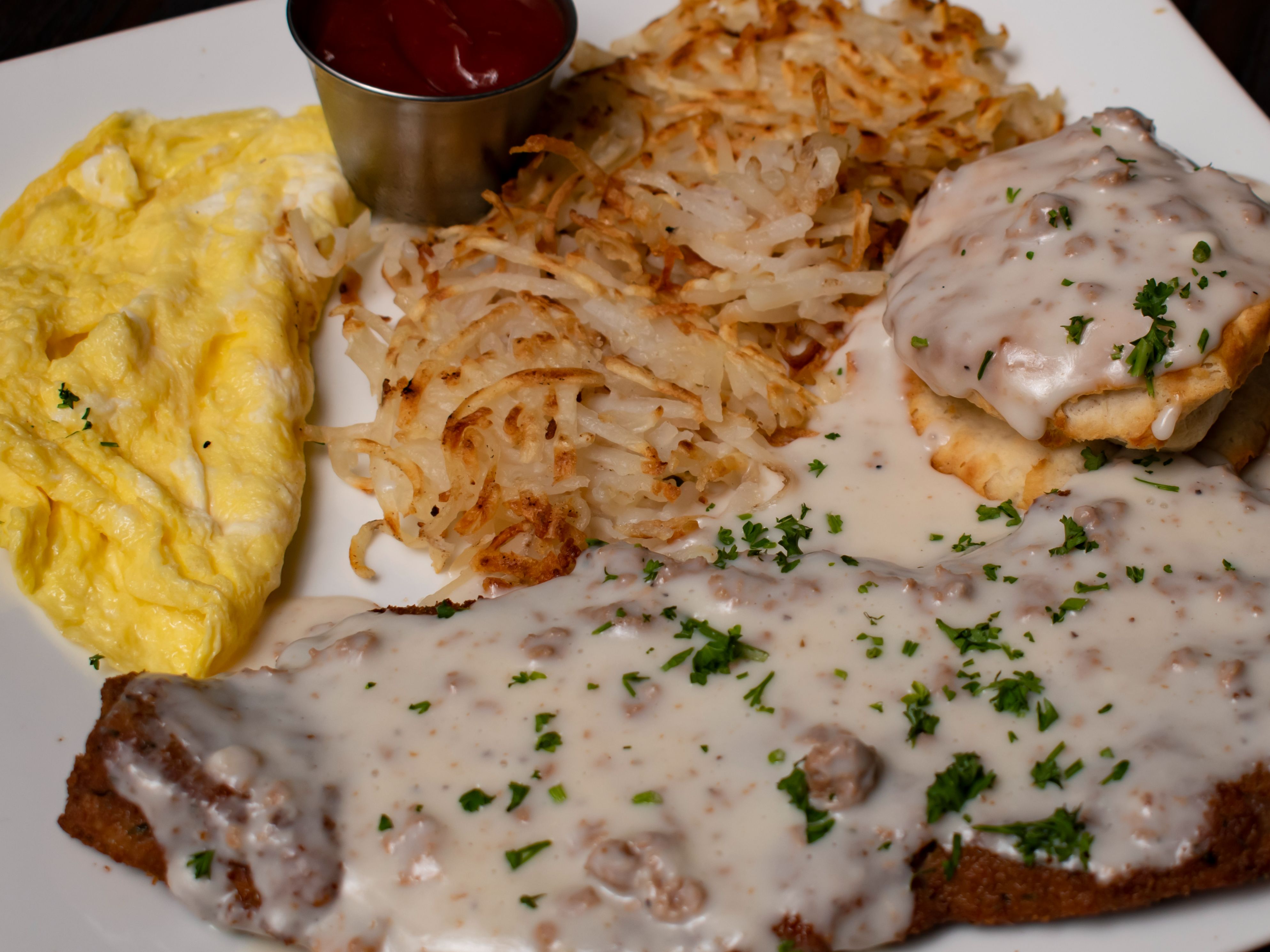 Order Country Fried Steak food online from La Papillon store, Lancaster on bringmethat.com