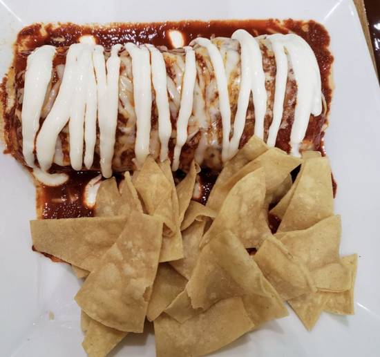 Order Wet Burrito food online from Angelou Mexican Grill store, San Jose on bringmethat.com