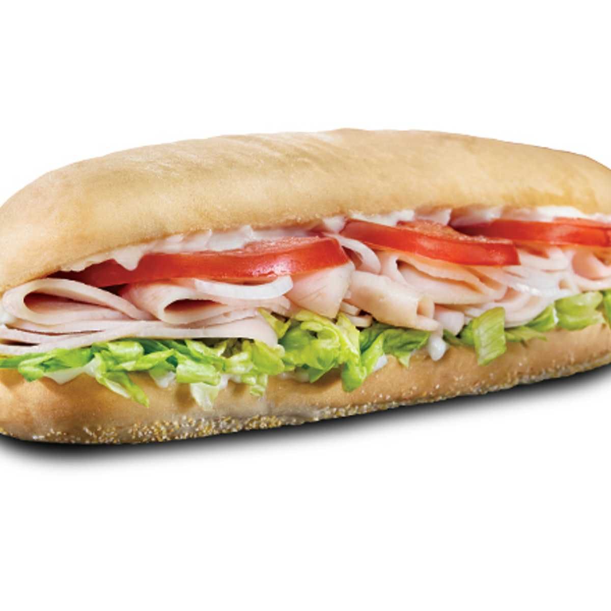 Order Turkey Breast Sub - Regular food online from Jey Subs & Pizza store, Jessup on bringmethat.com