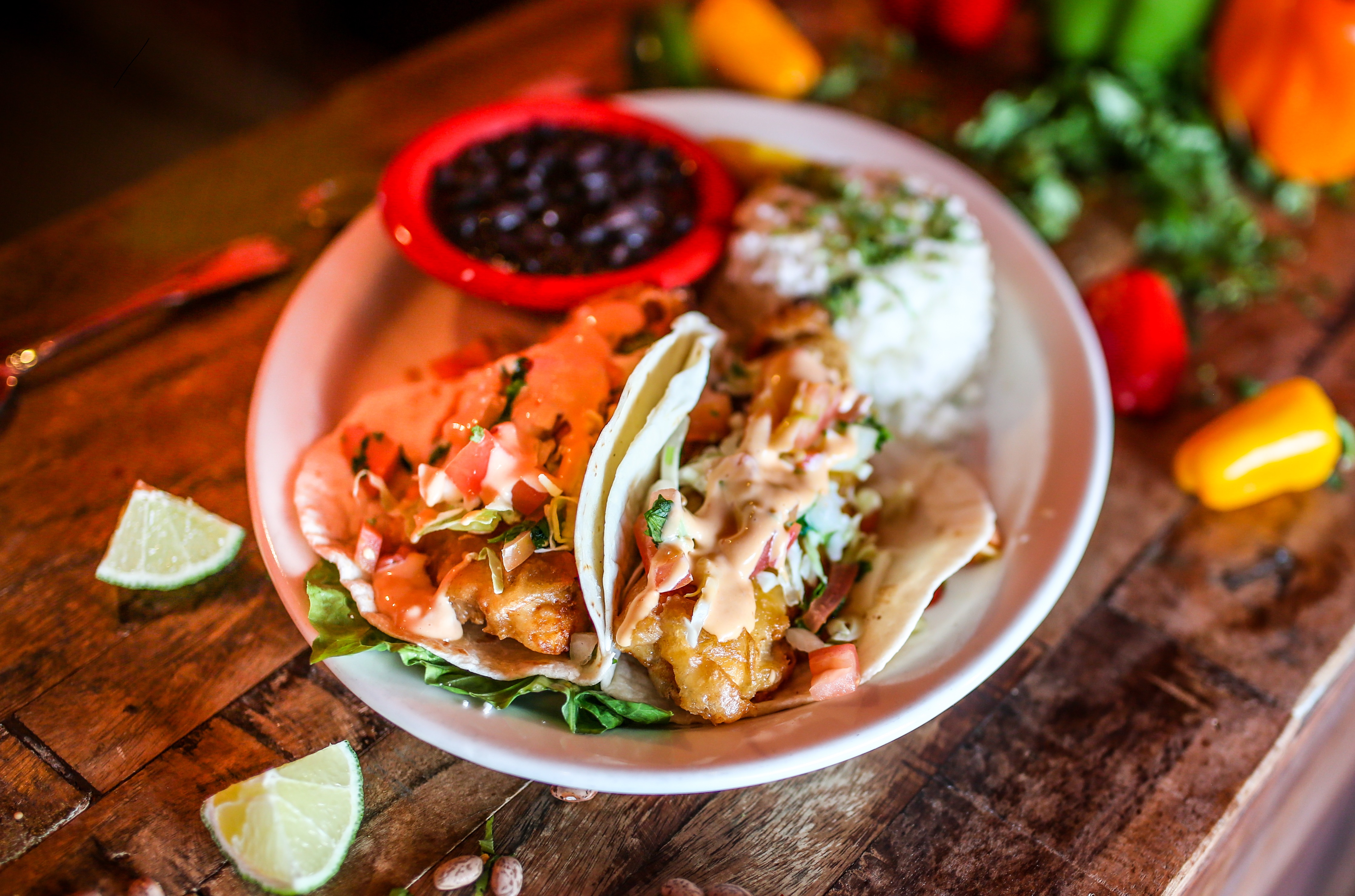 Order Baja Fish Tacos food online from Carlos Miguel store, Littleton on bringmethat.com