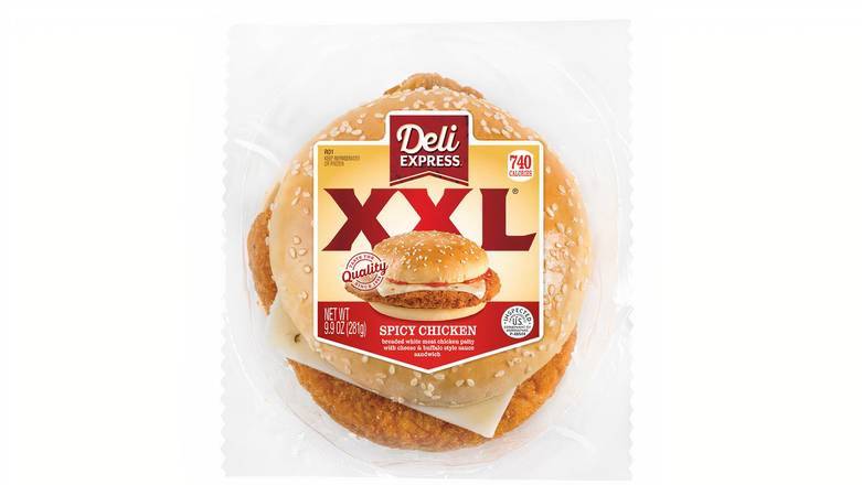 Order Deli Express XXL Spicy Chicken Sandwich food online from Mac On 4th store, Alton on bringmethat.com