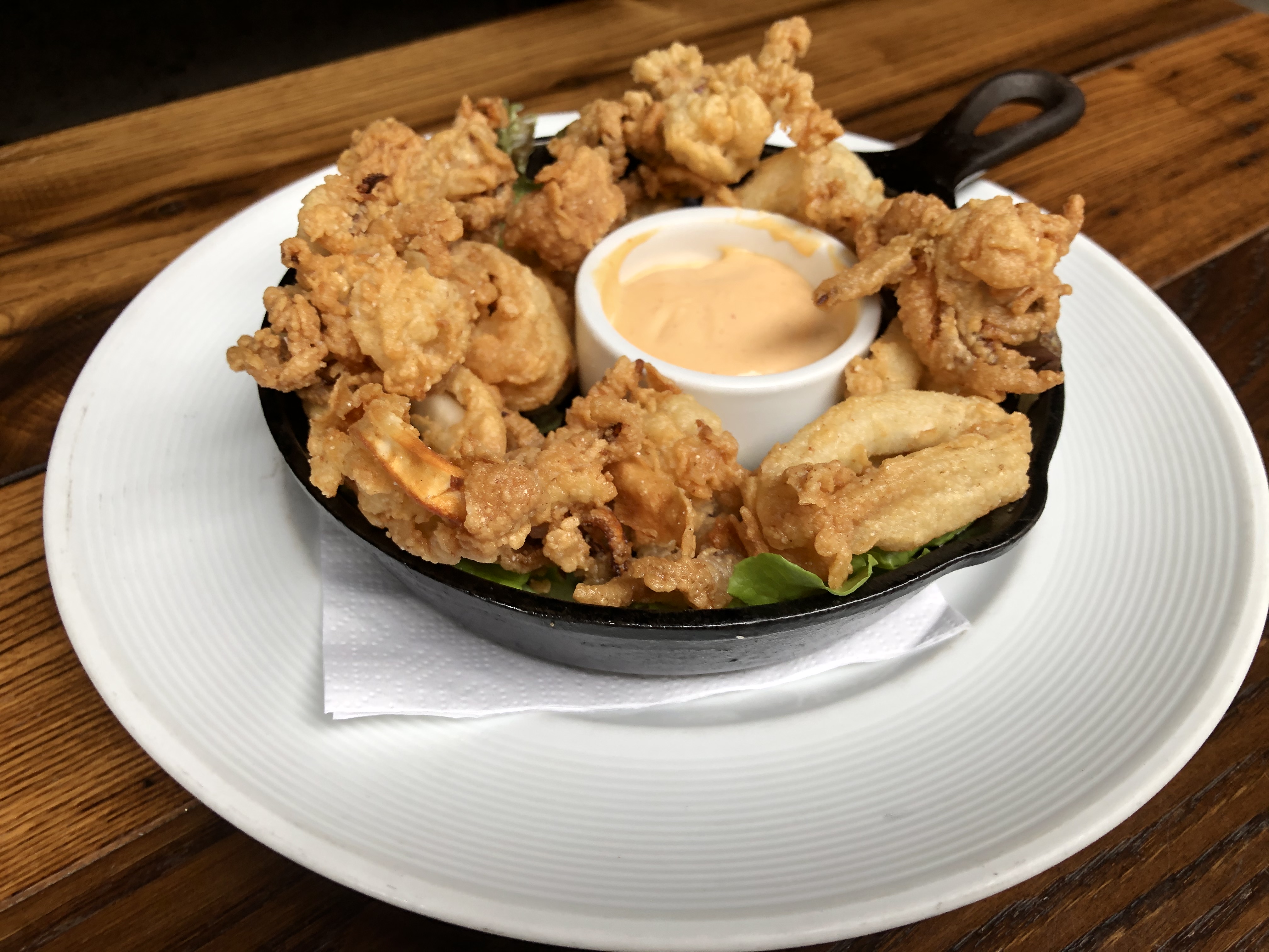 Order Fried Calamari food online from Tribeca Grill store, New York on bringmethat.com