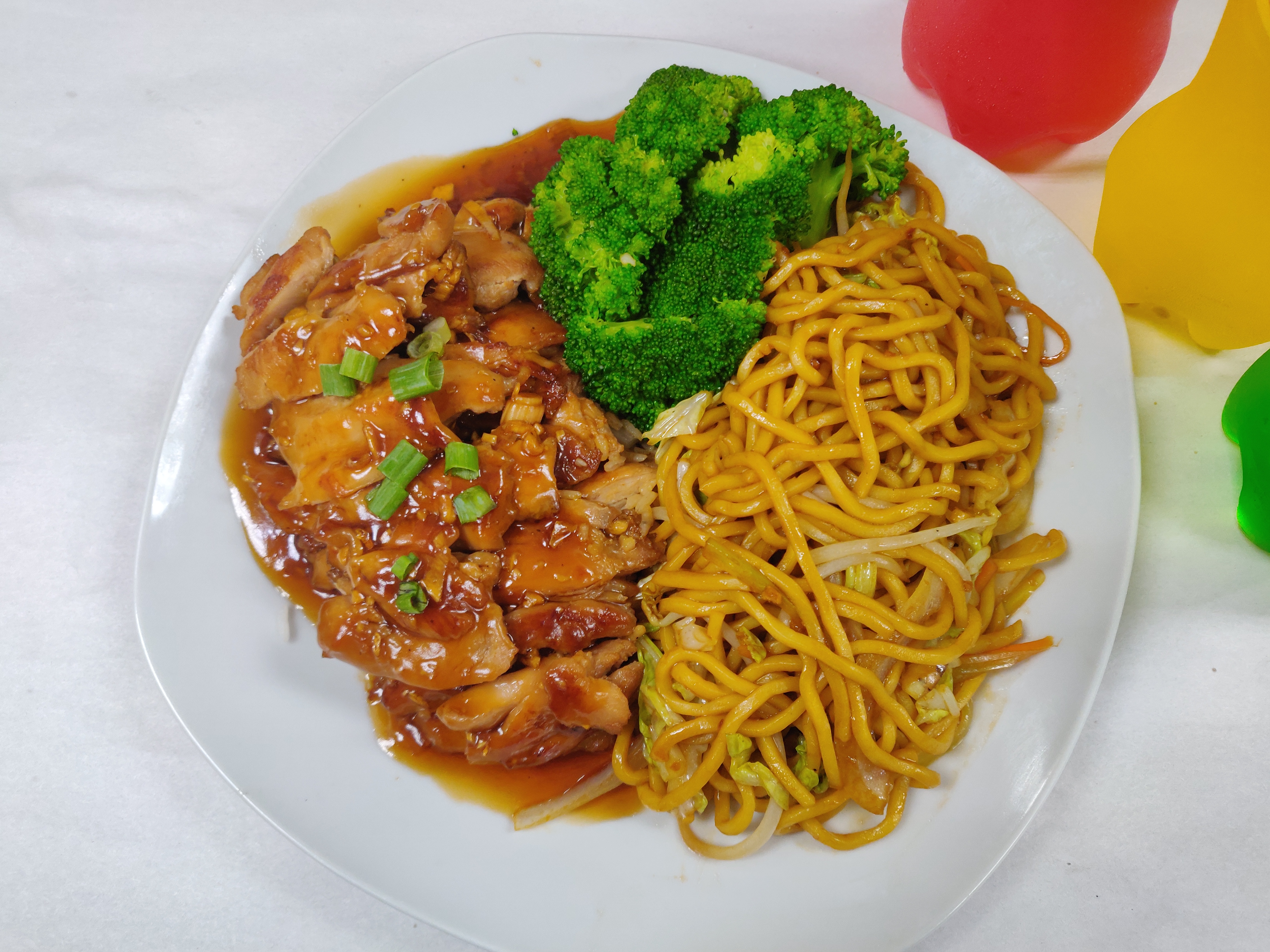 Order Combo Terriyaki Chicken with Lo mein food online from Tasty Carryout store, Hyattsville on bringmethat.com