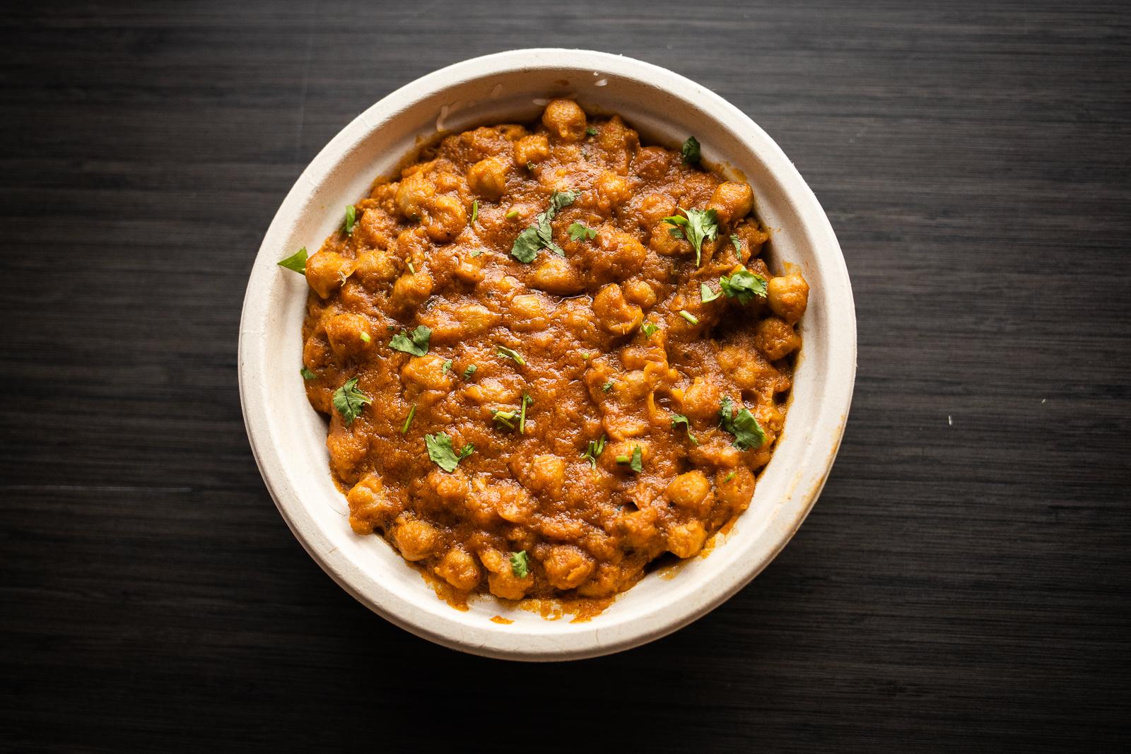 Order Chickpea Curry Entree food online from Good Karma store, Auburn on bringmethat.com
