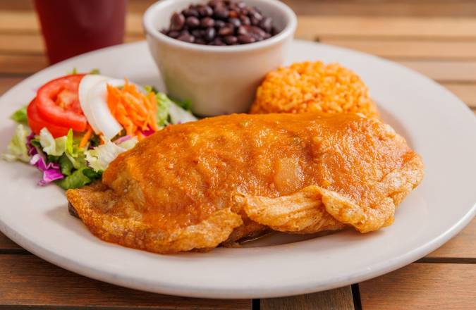 Order Chile Relleno Plate food online from Mr. Natural store, Austin on bringmethat.com
