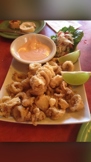 Order Chicharron de Calamares food online from Mi Lindo Peru Restaurant store, San Francisco on bringmethat.com