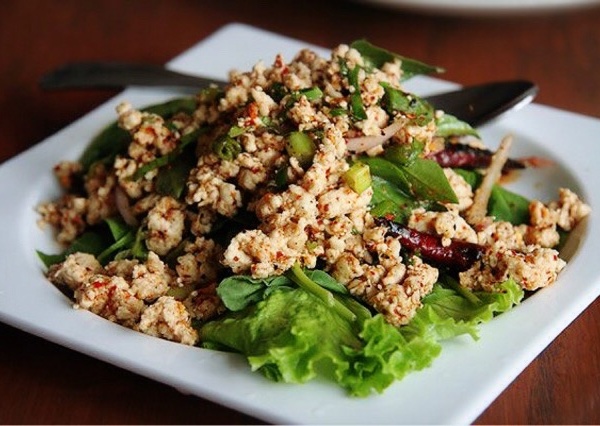 Order Larb Kai food online from Rock wrap & roll store, Chicago on bringmethat.com