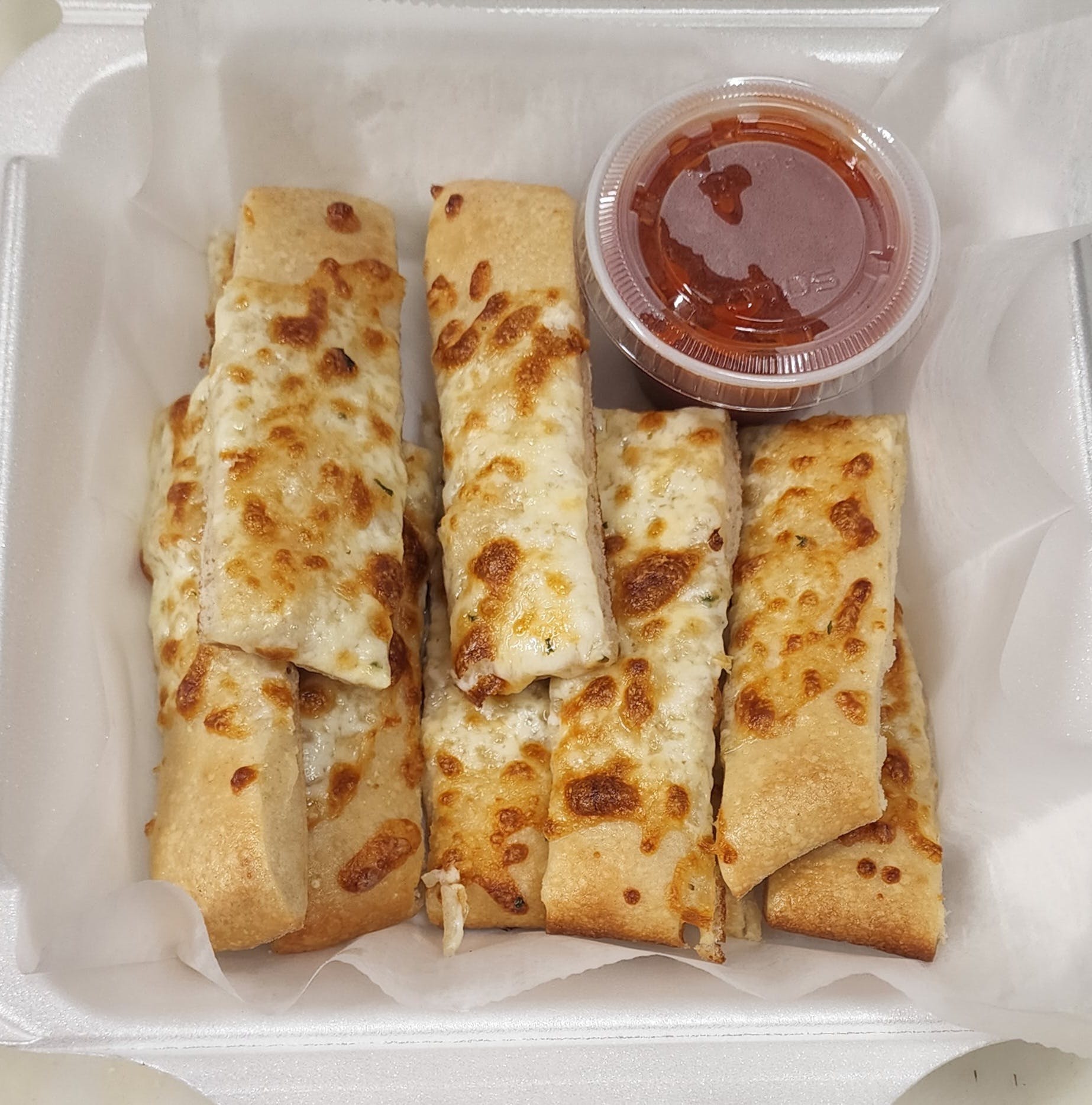 Order Cheese Breadsticks - 6 Pieces food online from Broad Street Pizza store, Meriden on bringmethat.com