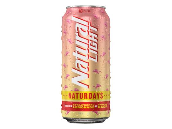 Order Natural Light Naturdays Strawberry Lemonade - 6x 16oz Cans food online from Royals Liquor store, St. Peters on bringmethat.com