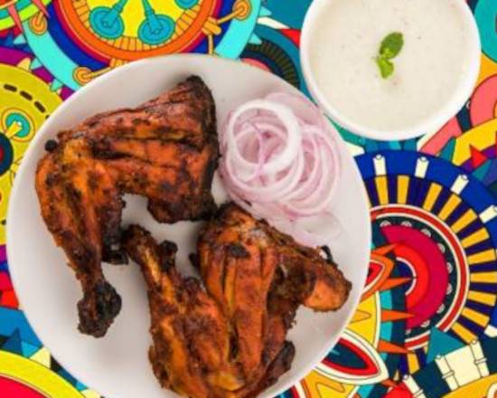 Order Char Grilled Tandoori Chicken food online from Tick-Tock Tikka House store, Tempe on bringmethat.com