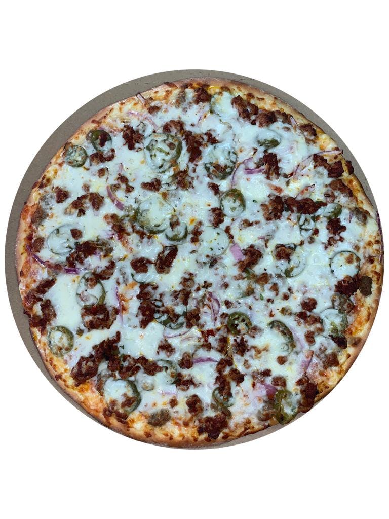 Order Mexicana Pizza - Large 14'' food online from Venice Pizzeria store, Santa Clarita on bringmethat.com