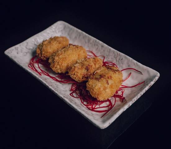 Order Fried Oysters (4 pcs) food online from Aikan Sushi & Ramen store, Artesia on bringmethat.com