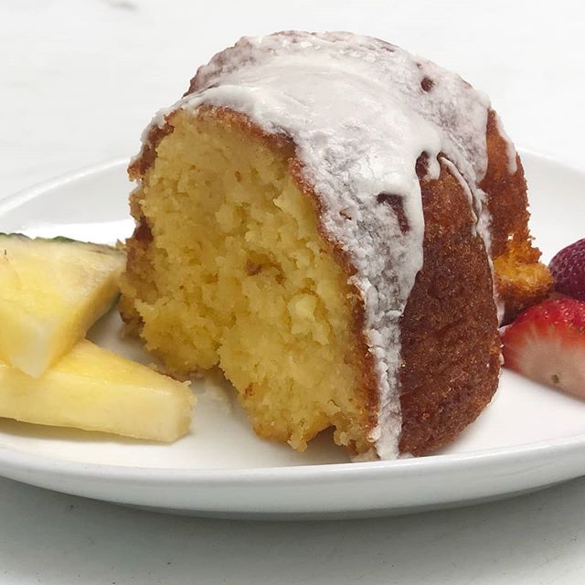Order Pineapple Pound Cake food online from Blue Waters Caribbean & Seafood Grill store, Temple Hills on bringmethat.com