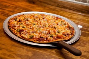 Order 10.99 16" Thin Crust Cheese pizza  food online from Rosati's Pizza store, Lockport on bringmethat.com