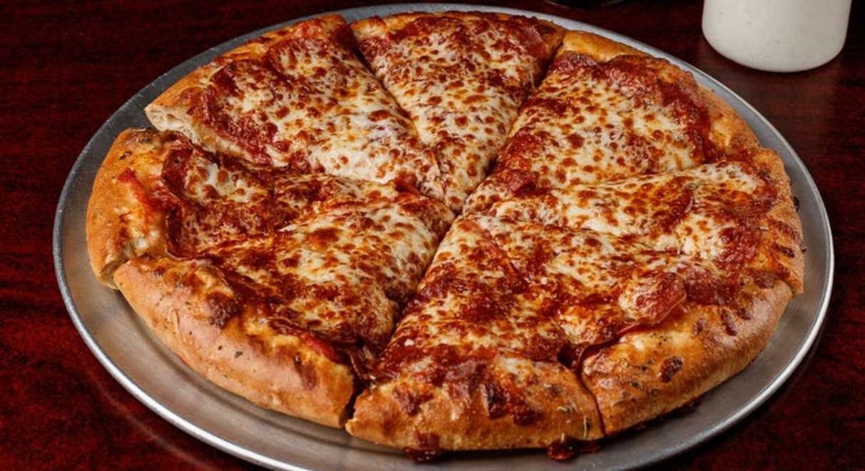 Order Triple Pepperoni Pizza - Personal 8" food online from Wings Pizza N Things store, Temple on bringmethat.com
