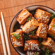 Order Sesame Tofu Vegetable Dinner food online from Yum Asian Fusion & Sushi store, Commerce City on bringmethat.com