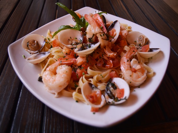 Order Seafood Pasta food online from Petrini's store, San Diego on bringmethat.com