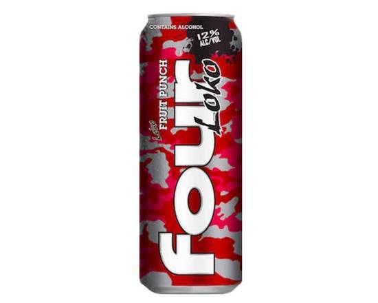 Order Four Loko Fruit Punch, 23.5oz cans, (12% ABV) food online from Moby Liquor store, Los Angeles on bringmethat.com