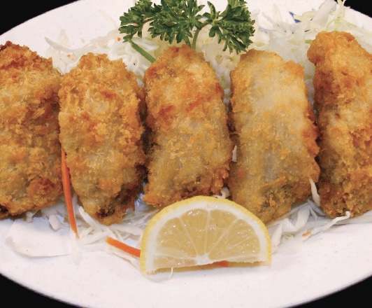 Order 5 Pieces Kaki Fried food online from Sushi Boat Town store, San Jose on bringmethat.com