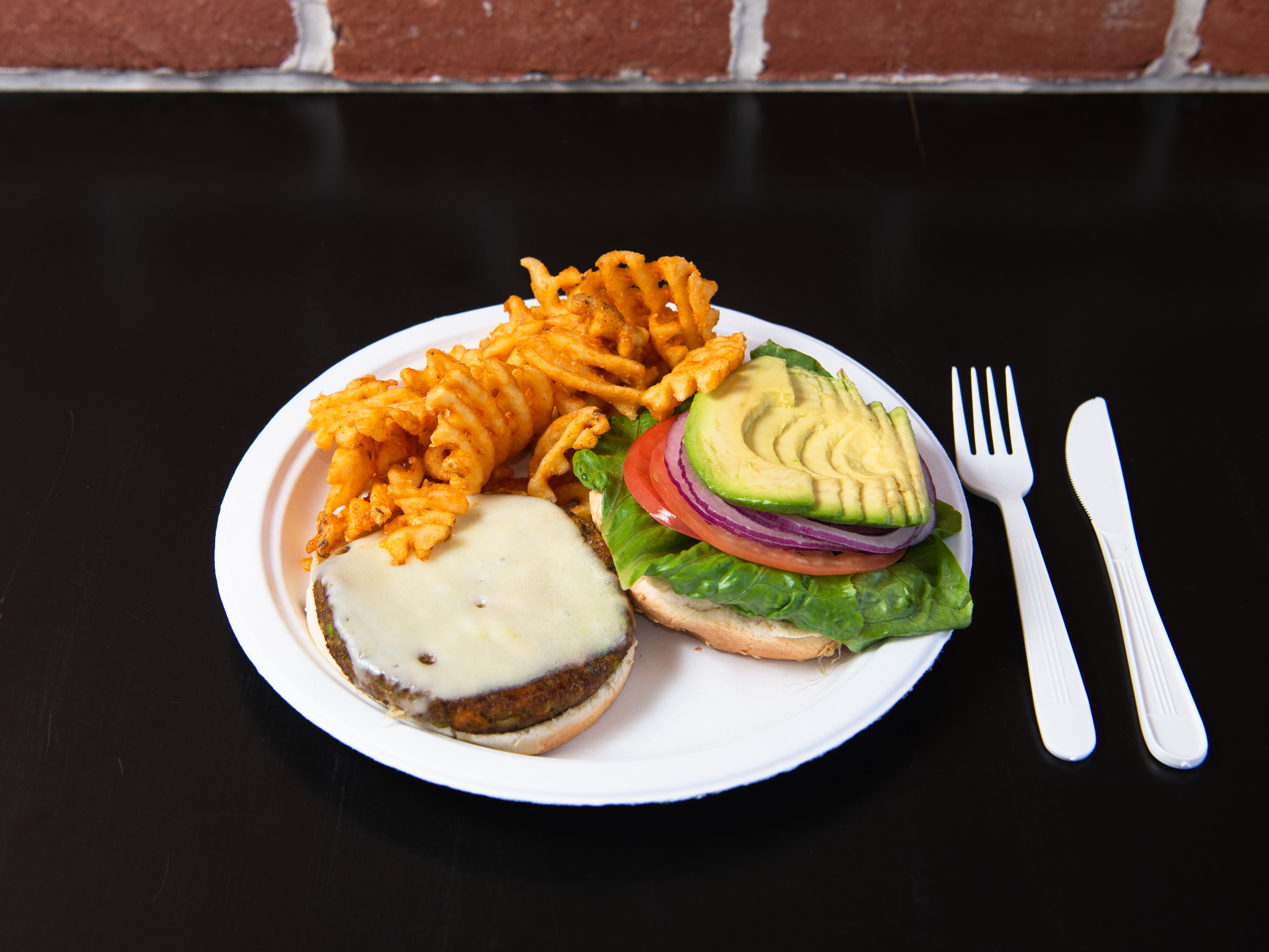Order Veggie Burger Supreme food online from Sunset Bagels store, Brooklyn on bringmethat.com