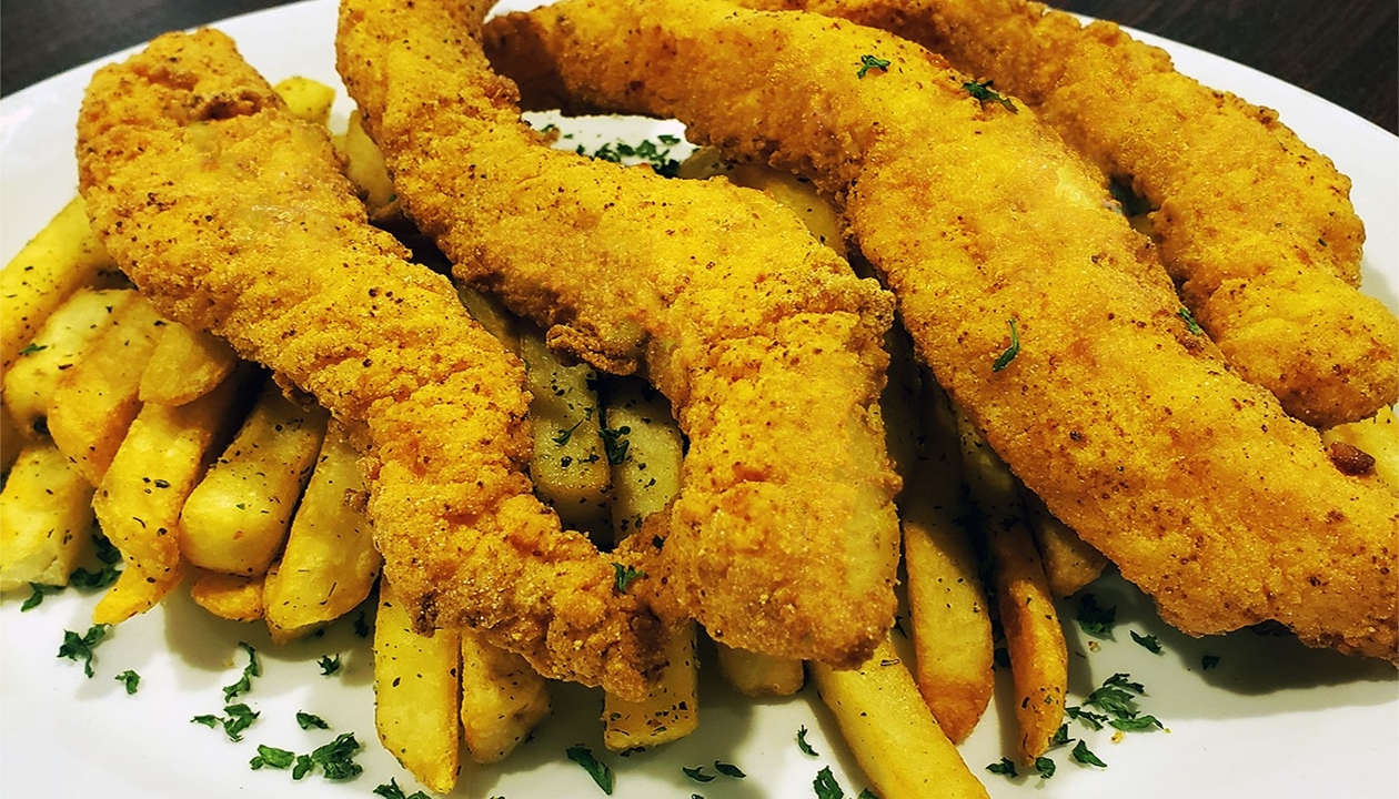 Order Catfish Fritters & Fries food online from Next Phaze Cafe store, Baltimore on bringmethat.com