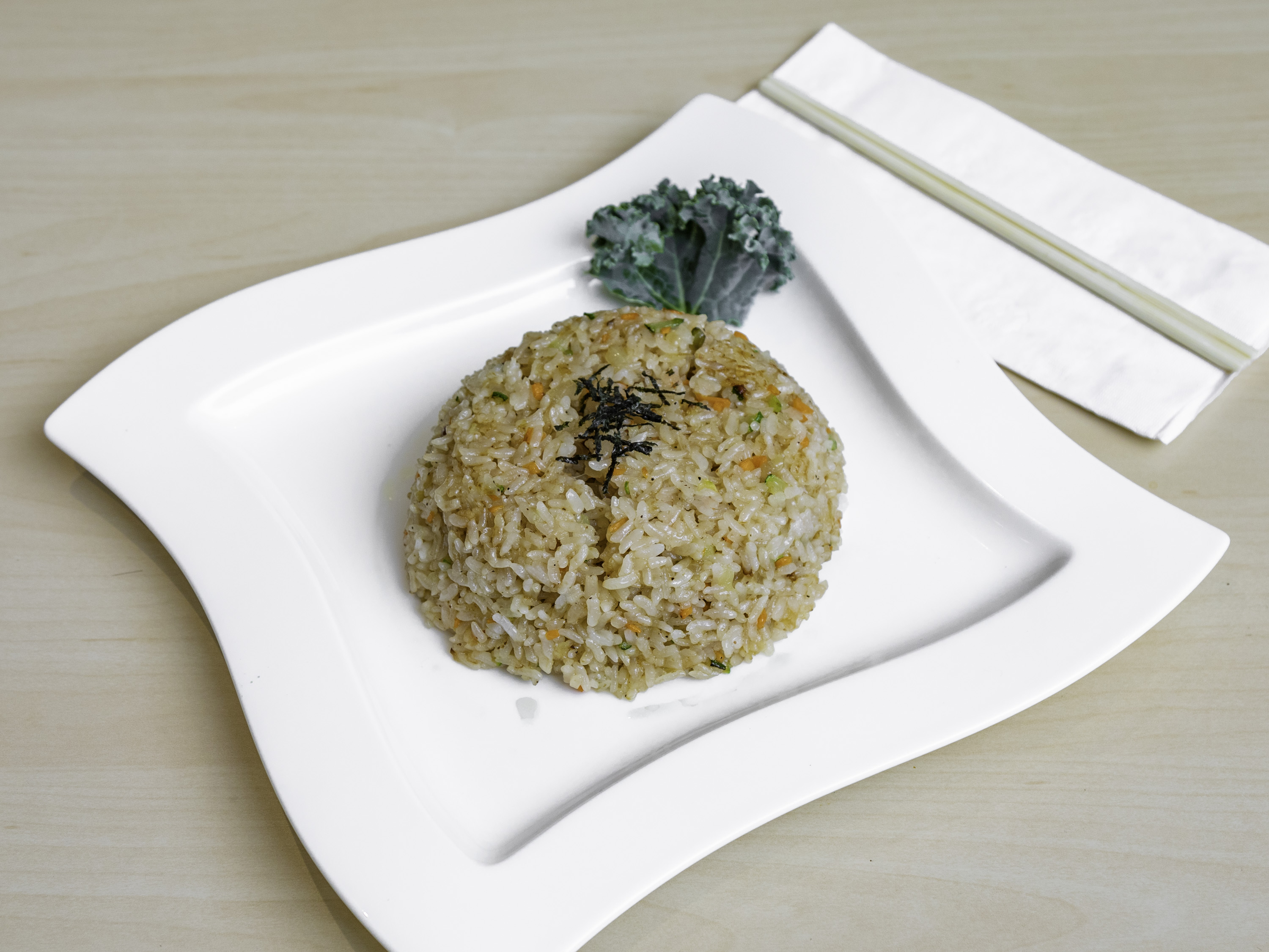 Order Yakimeshi - Japanese Vegetable Fried Rice  food online from Shiroi Sushi store, Glenview on bringmethat.com